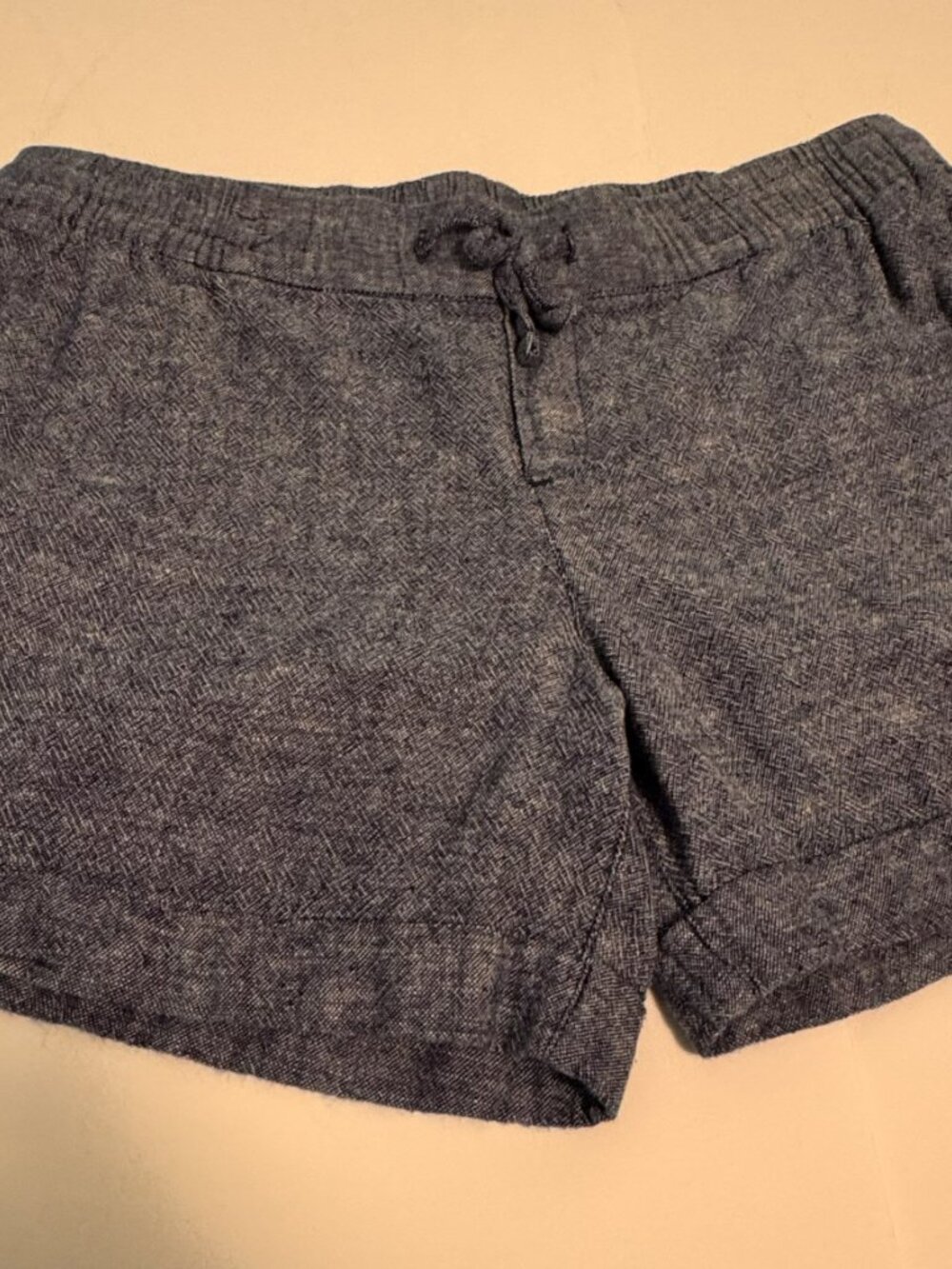 Old Navy Blue Linen Blend Pull-On Shorts Women’s Medium - MM0551